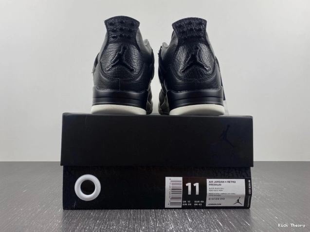Kick Theory Pony Jordan 819139-010 Retro 4 Black Hair 0628
